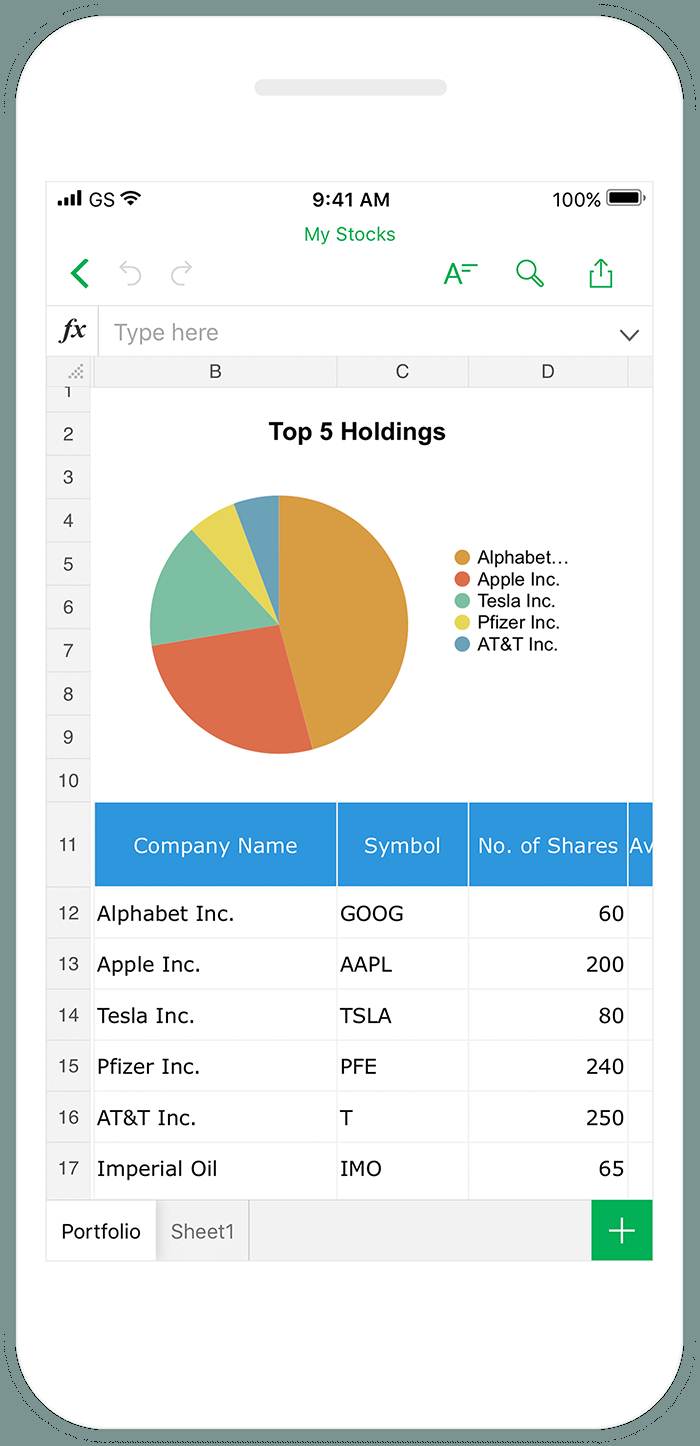 Shareable Spreadsheet in Online Spreadsheet Maker Create Spreadsheets