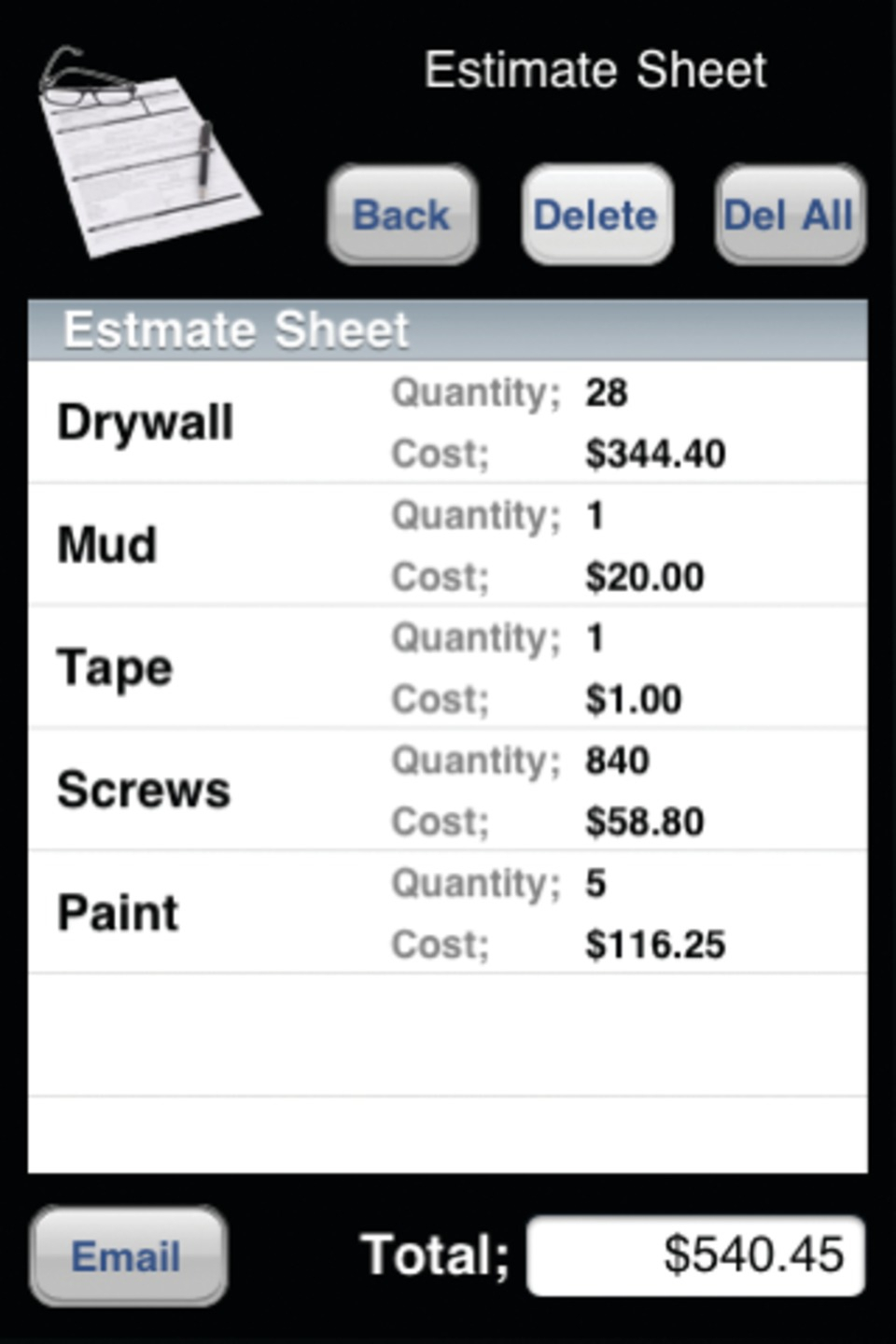 Spreadsheet Calculator App for 10 Construction Calculator Apps Under 1