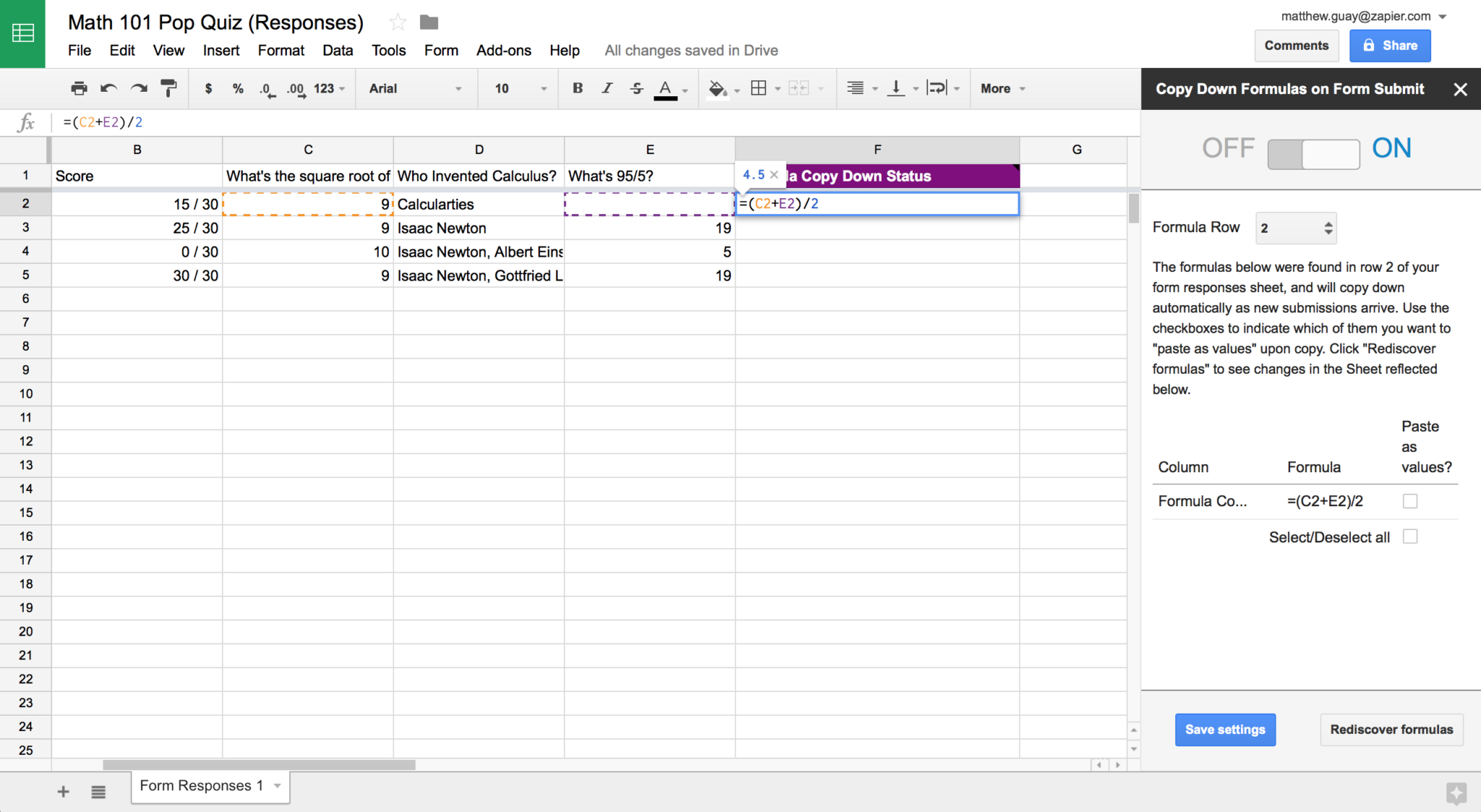 Spreadsheet Formulas with regard to A Beginner's Guide To Google