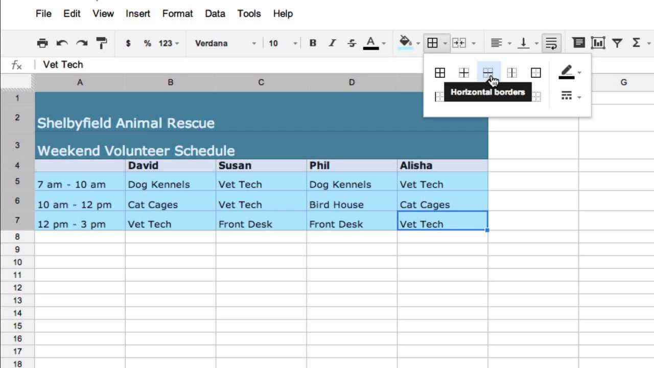 Spreadsheet Lesson Plans For Elementary —