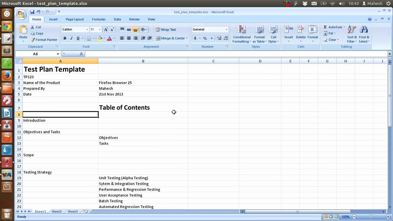 Spreadsheet Test intended for Software Testing Spreadsheet Template Then Ieee Sample Test Plan Spreadsheet Test intended for Software Testing Spreadsheet Template Then Ieee Sample Test Plan
