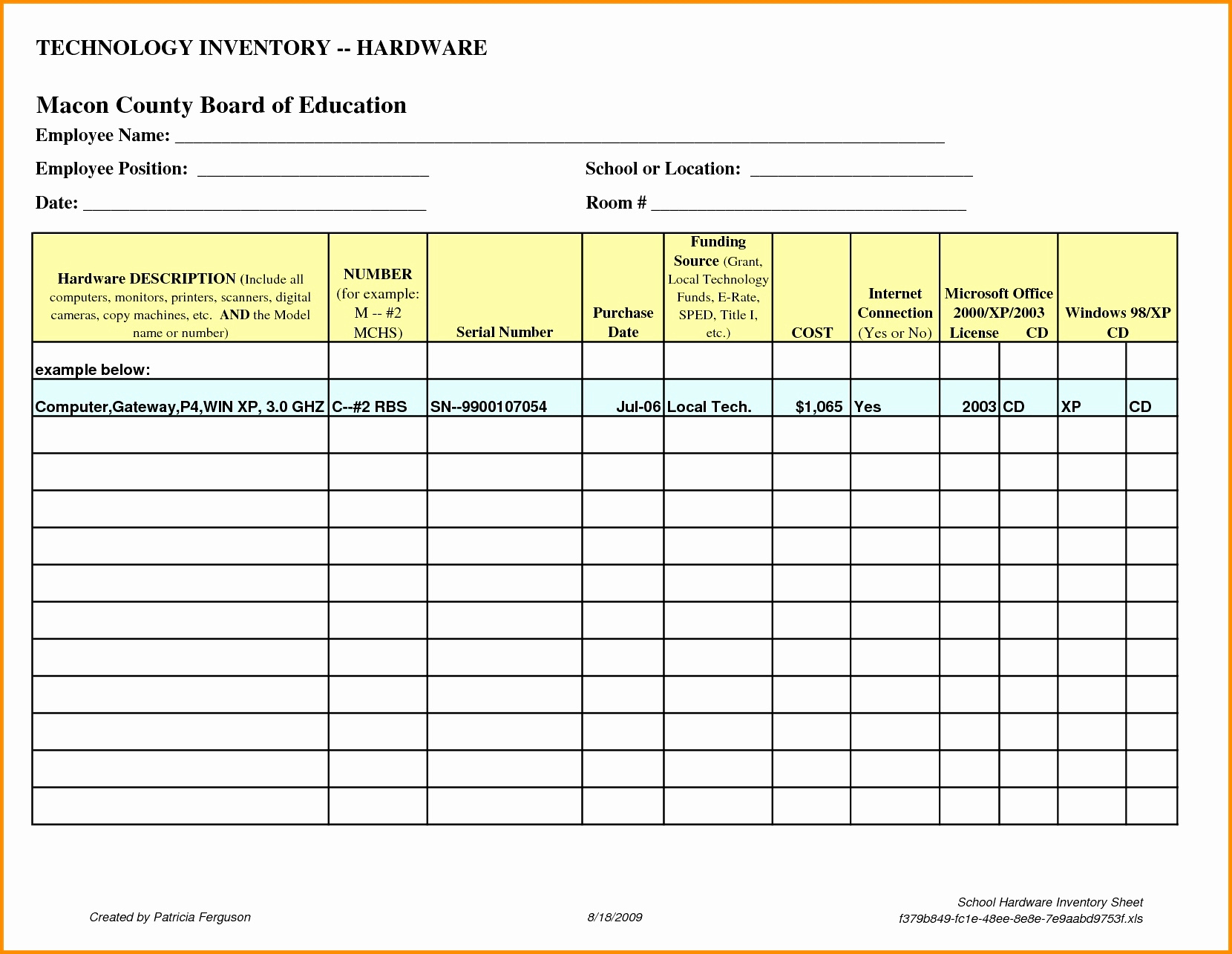 Stock Portfolio Spreadsheet in Stock Portfolio Tracking