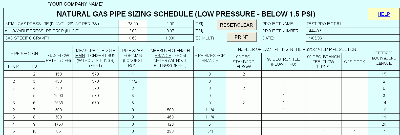Drainage pipe size calculator excel