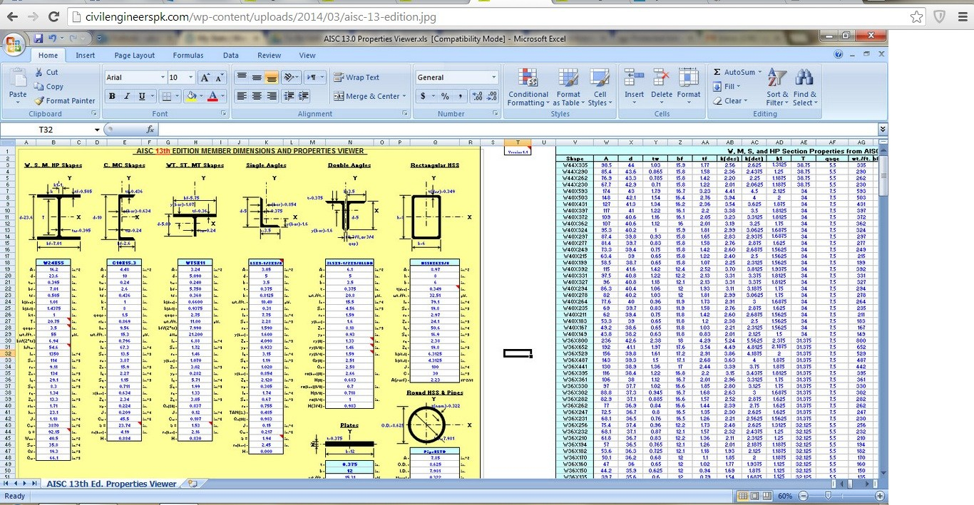 Structural Engineering Spreadsheets —