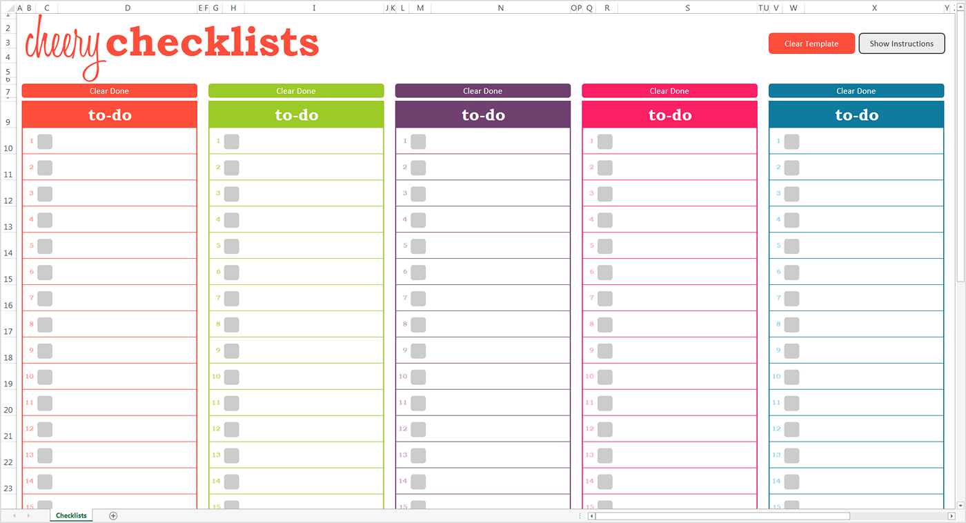 To Do List Spreadsheet — db-excel.com