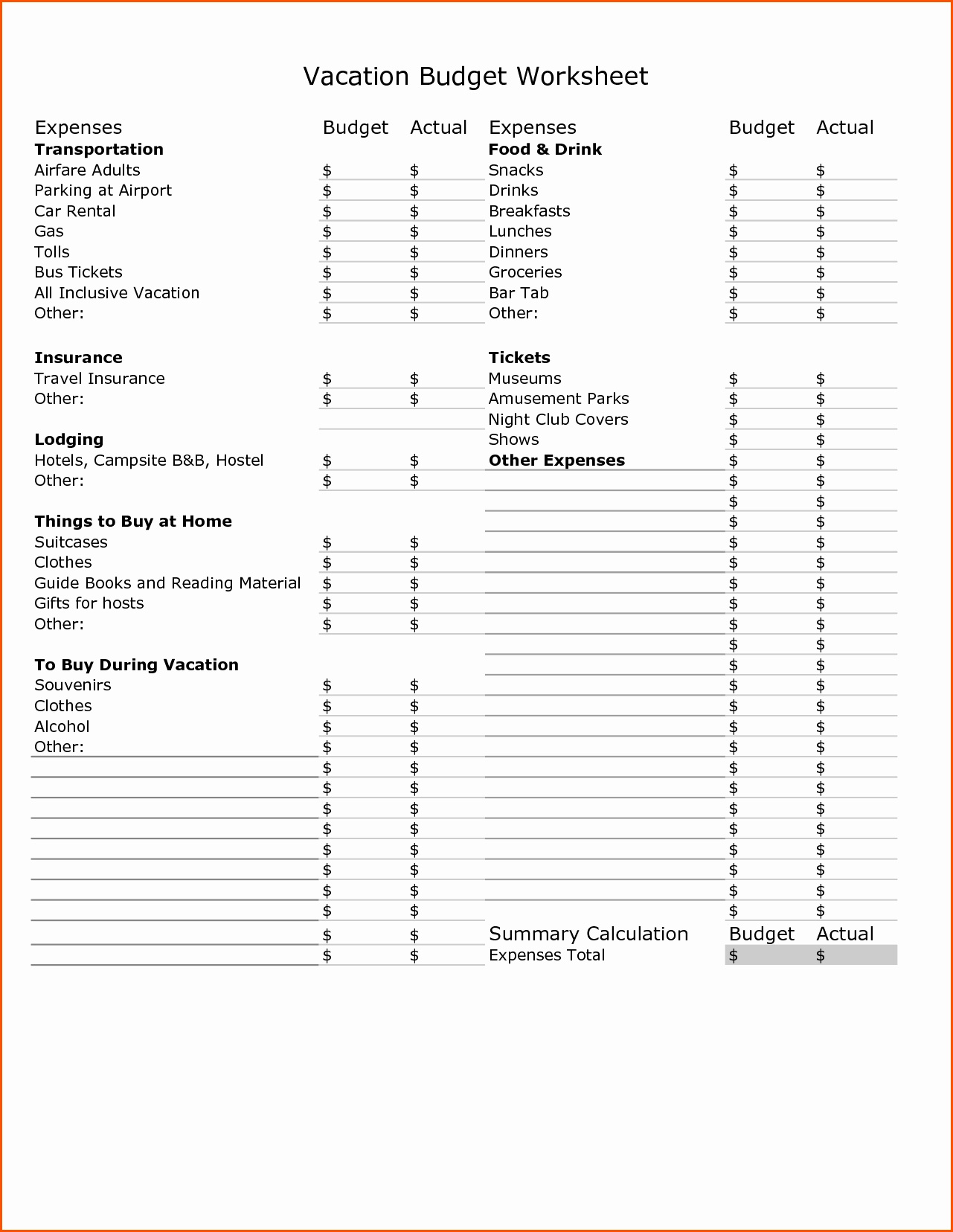 Travel Baseball Team Budget Spreadsheet —