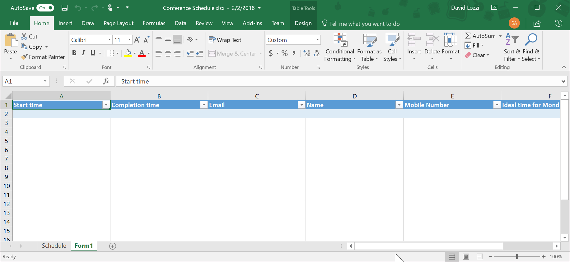 Web Form To Populate Excel Spreadsheet —
