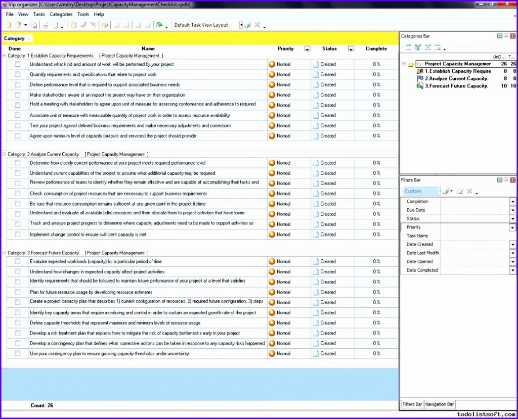 Workload Forecasting Spreadsheet in Free Project Management Templates