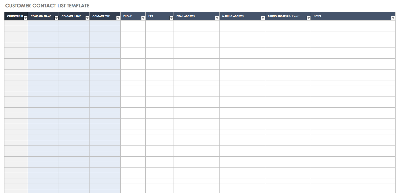 Workload Tracking Spreadsheet —