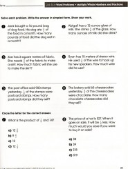 30 Fraction Word Problem Worksheets