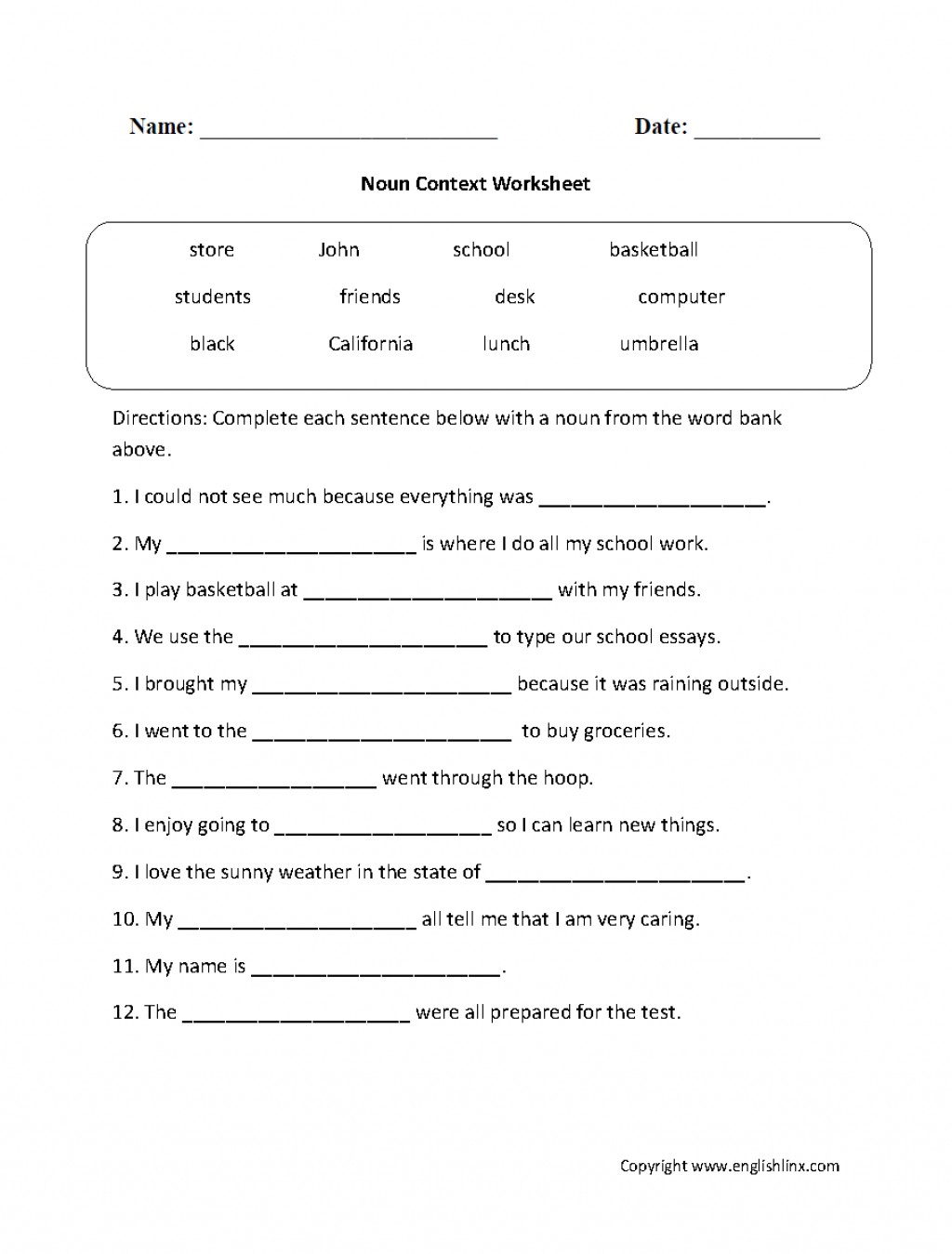 worksheet-on-context-clues