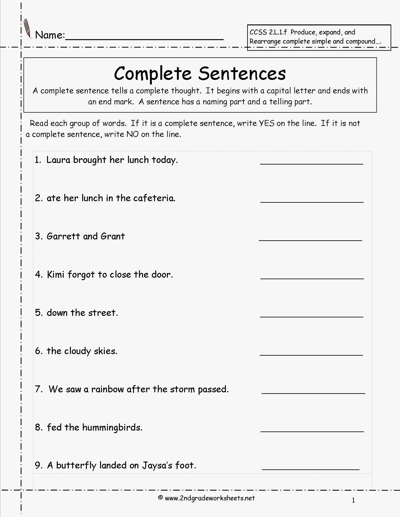 64 Unique Of Original Correct The Sentence Worksheet Photos — db-excel.com