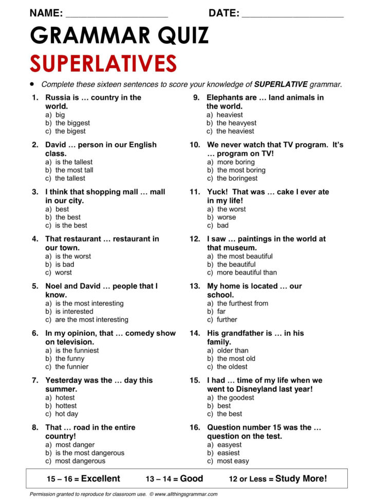Adjectives Worksheet 3 Spanish Answers —