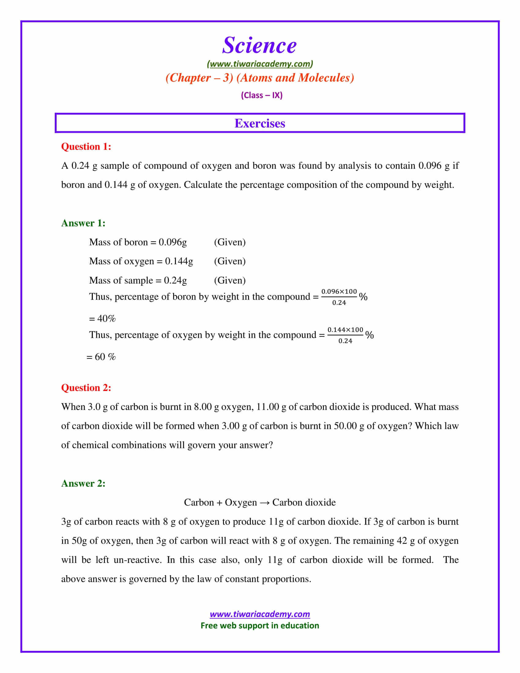 Ncert Solutions Class 9 Science Chapter 4 Structure Of