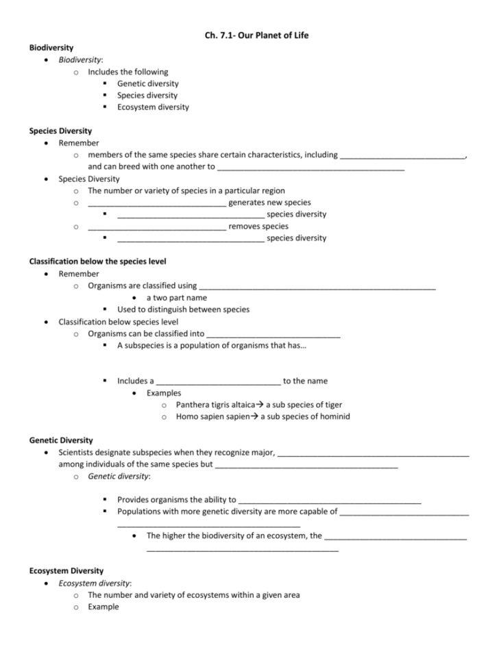 7 1 Our Of Life Worksheet Answer Key —