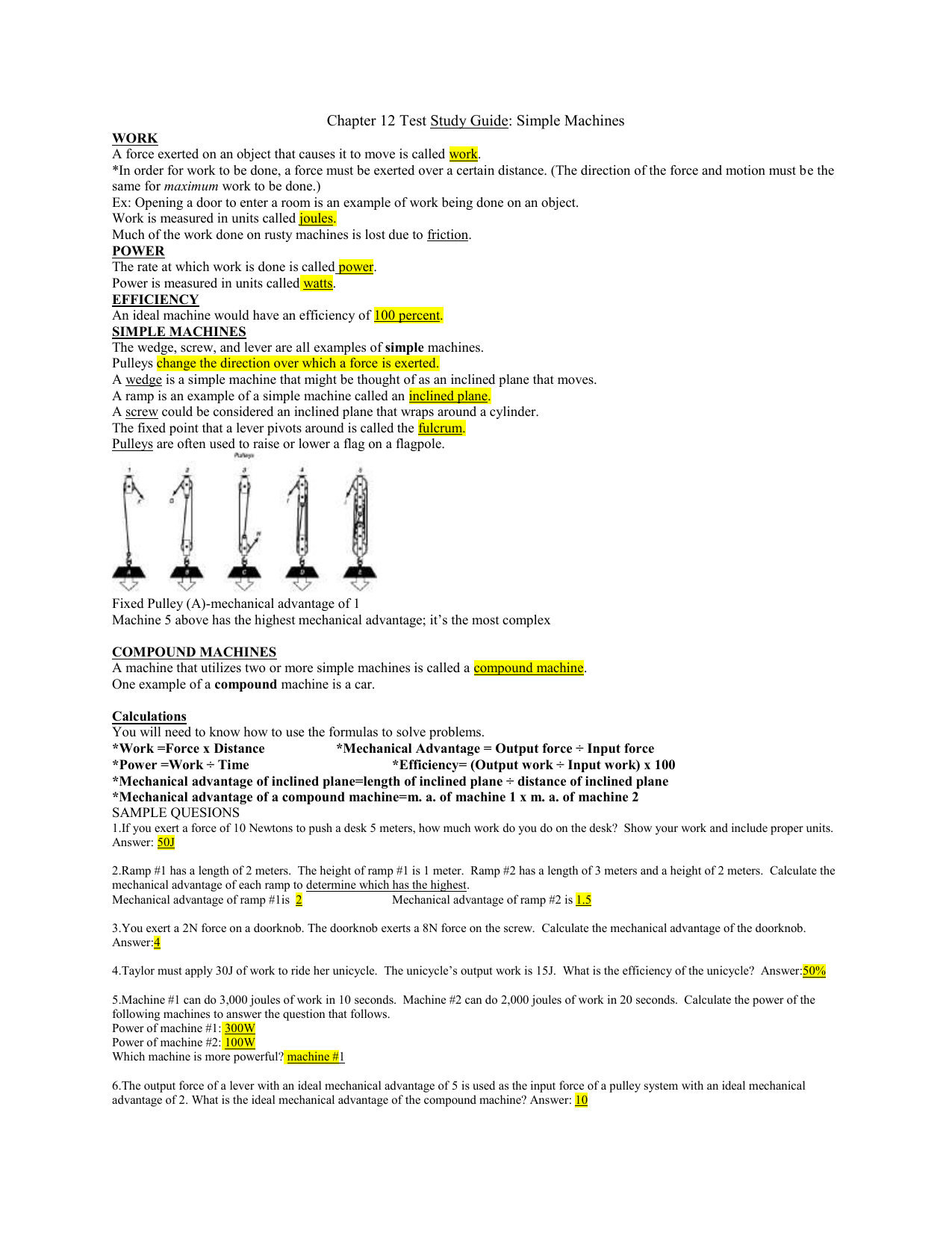 Mechanical Advantage Quiz Quizizz