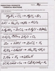 Introduction To Chemical Reactions Worksheet Answer Key Printable Introduction To Chemical Reactions Worksheet Answer Key Printable