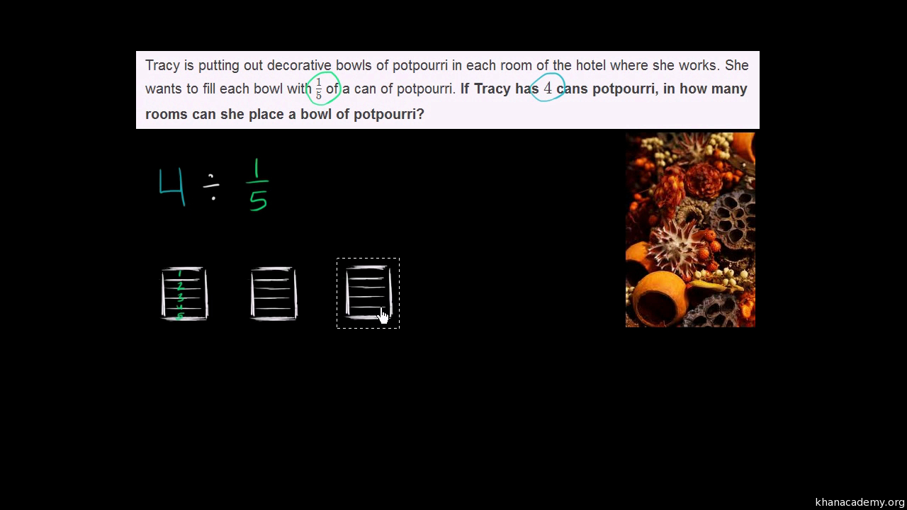 Divide Fractions And Whole Numbers Word Problems Practice —