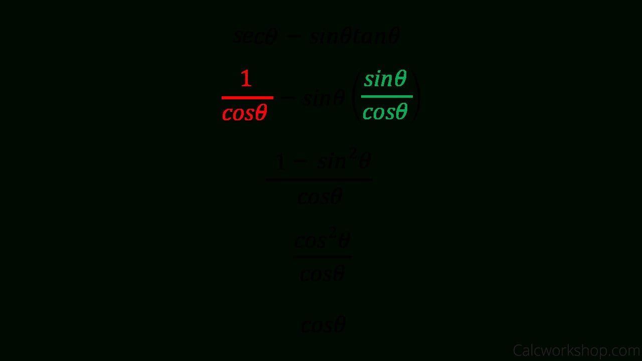 Important Steps For Verifying Trig Identities W 10 —