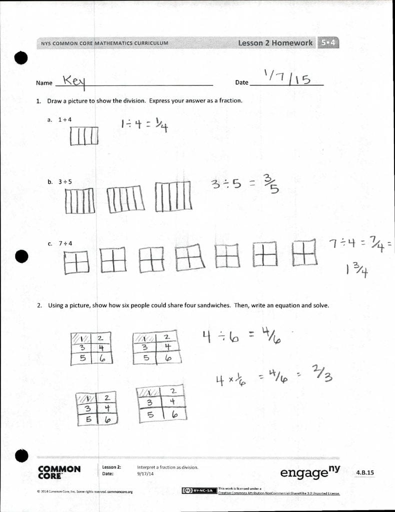 Nys Common Core Mathematics Curriculum Worksheet Answers —