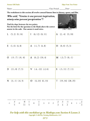 Finding Slope Given Two Points Worksheet