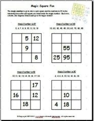 Saludos Y Despedidas Magic Squares Worksheets Answers