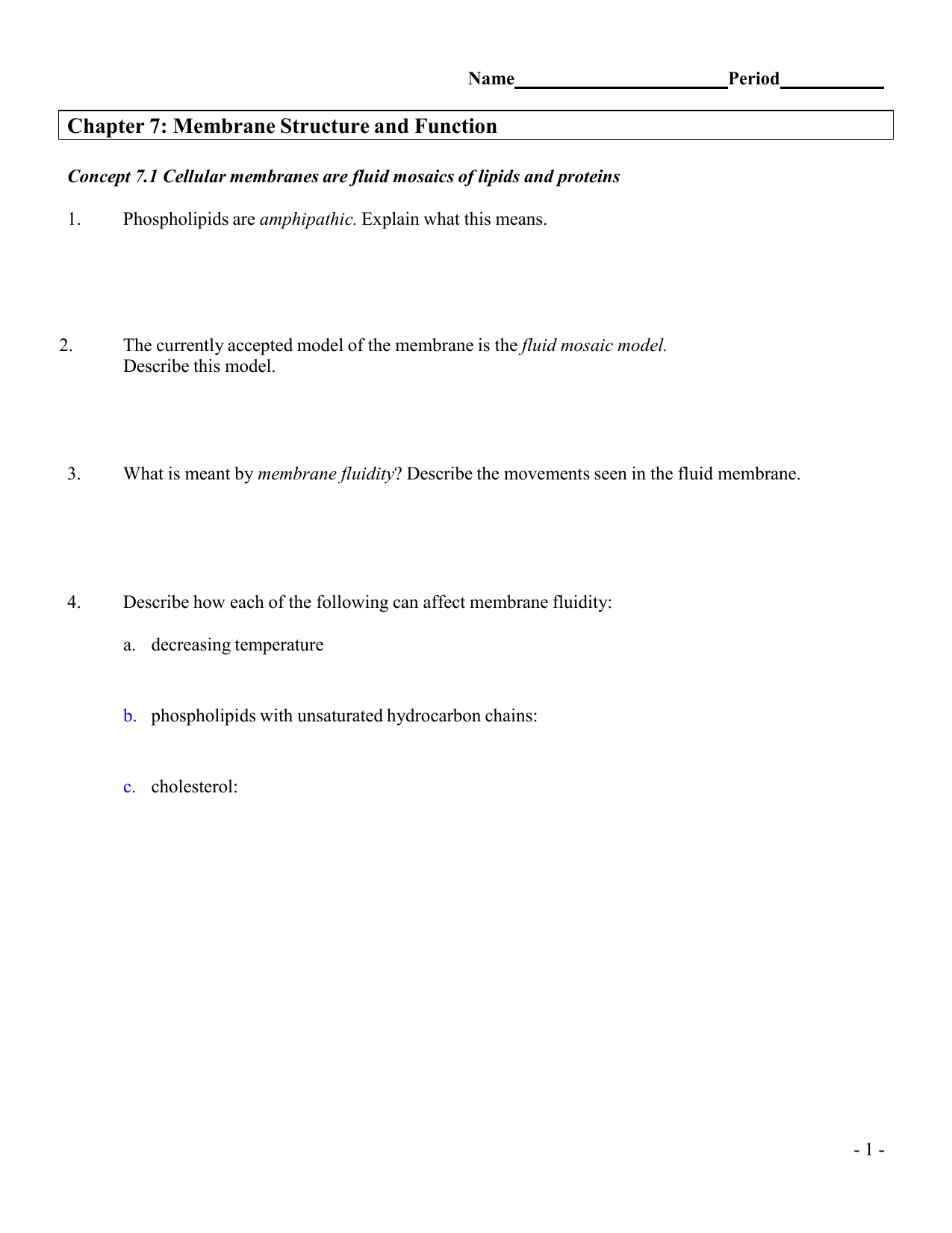 Membrane Structure And Function Apscienceexperiencejmhs — db-excel.com