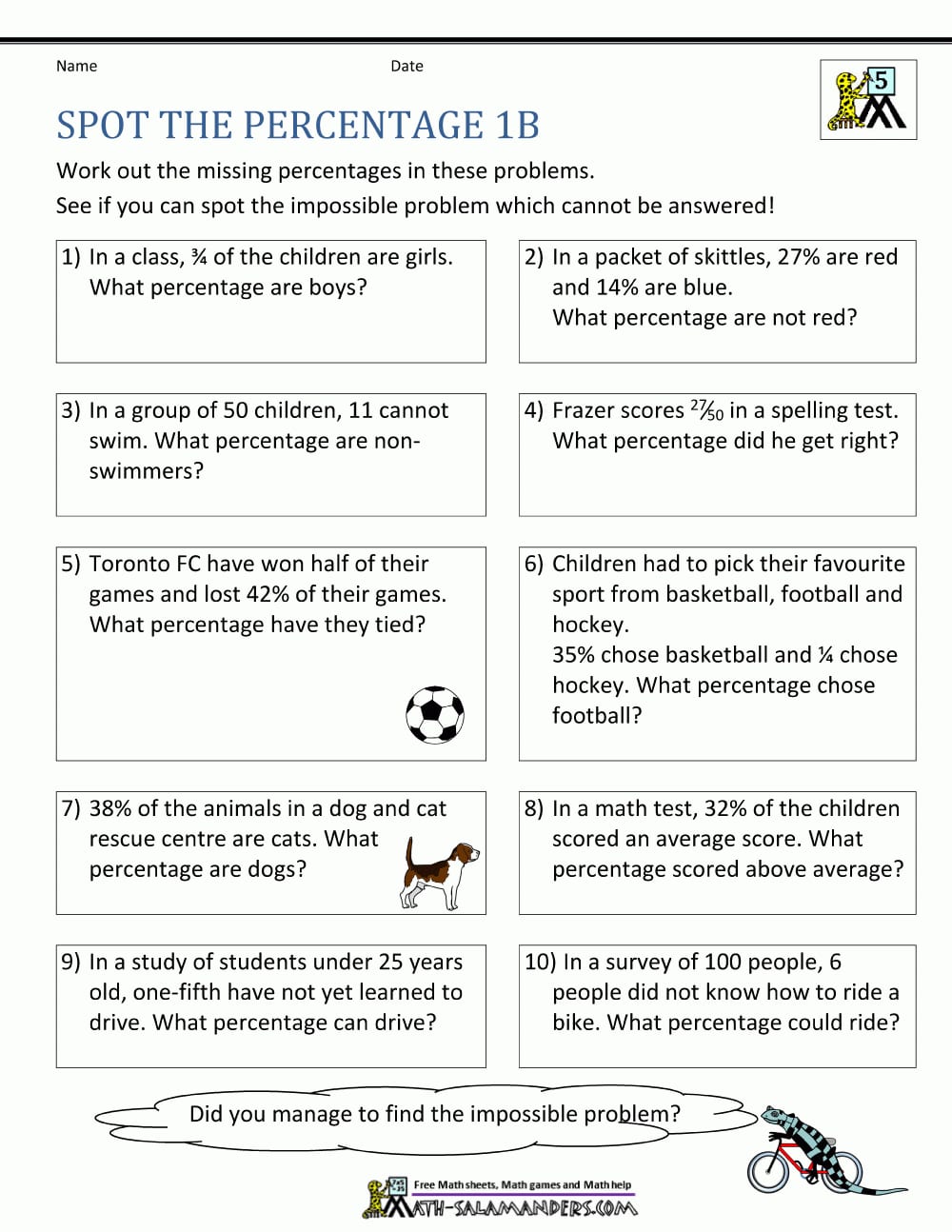 Percent Discount Word Problems Worksheet