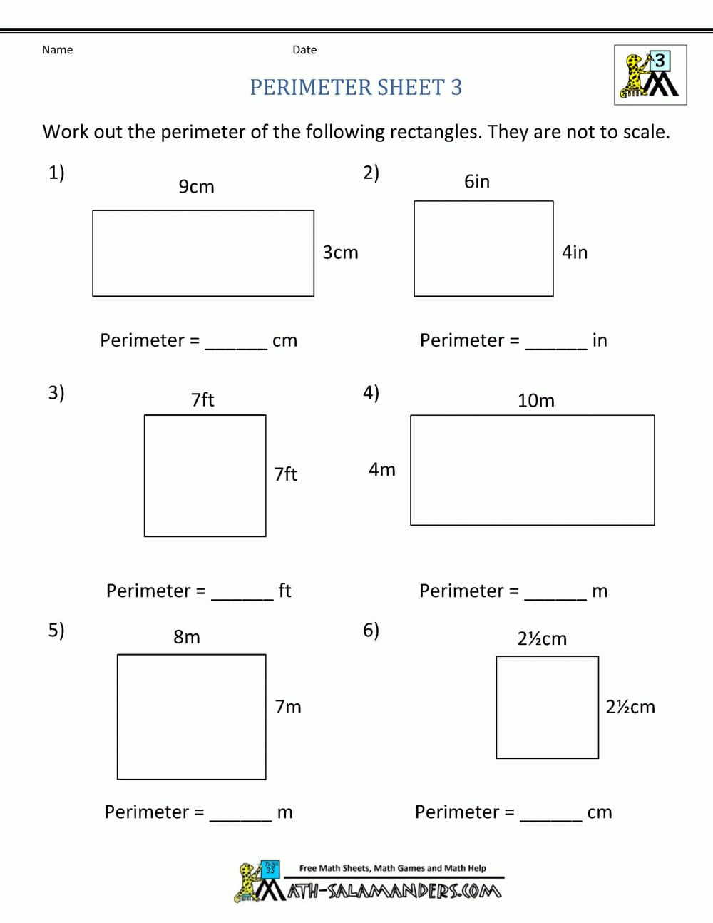 Compound Shapes Worksheet Answer Key
