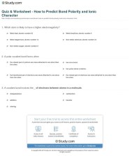 30 Polarity And Electronegativity Worksheet Answers Worksheets Decoomo