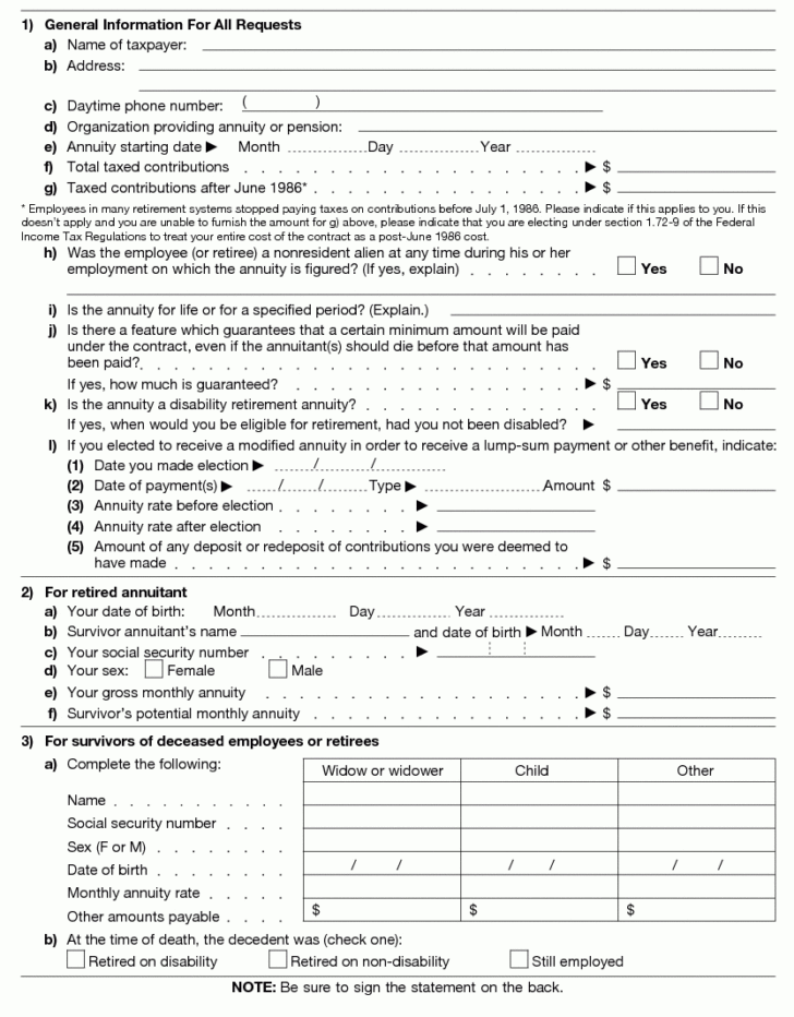 Annuity Worksheet —