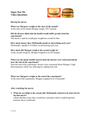 10 Super Size Me Film Worksheet Answers Worksheets Decoomo