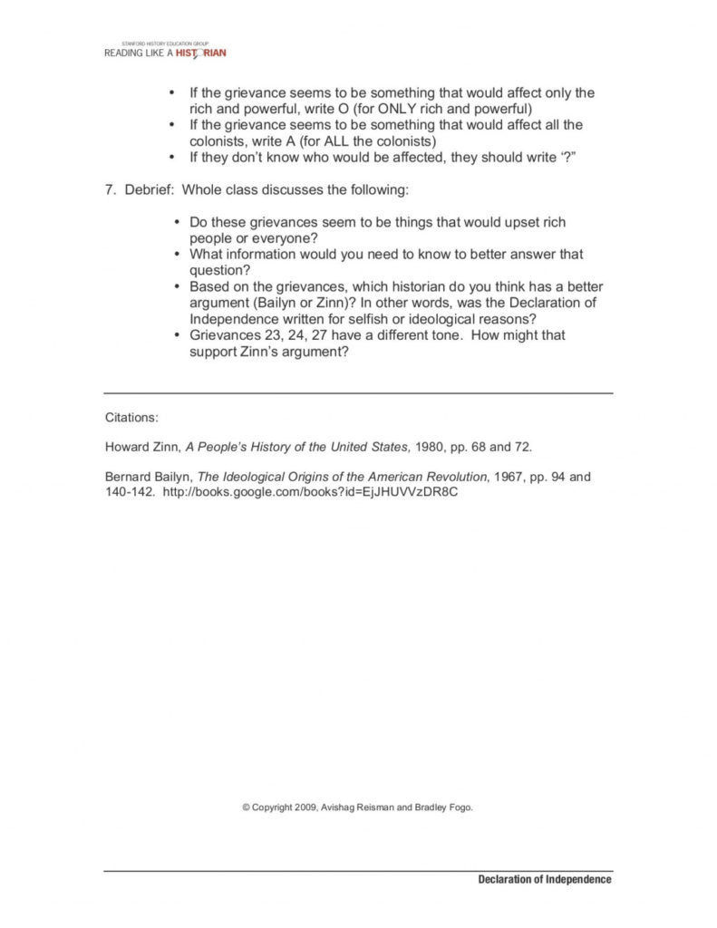 Top 20 Simple Reading Like A Historian Worksheet That Can — Top 20 Simple Reading Like A Historian Worksheet That Can —
