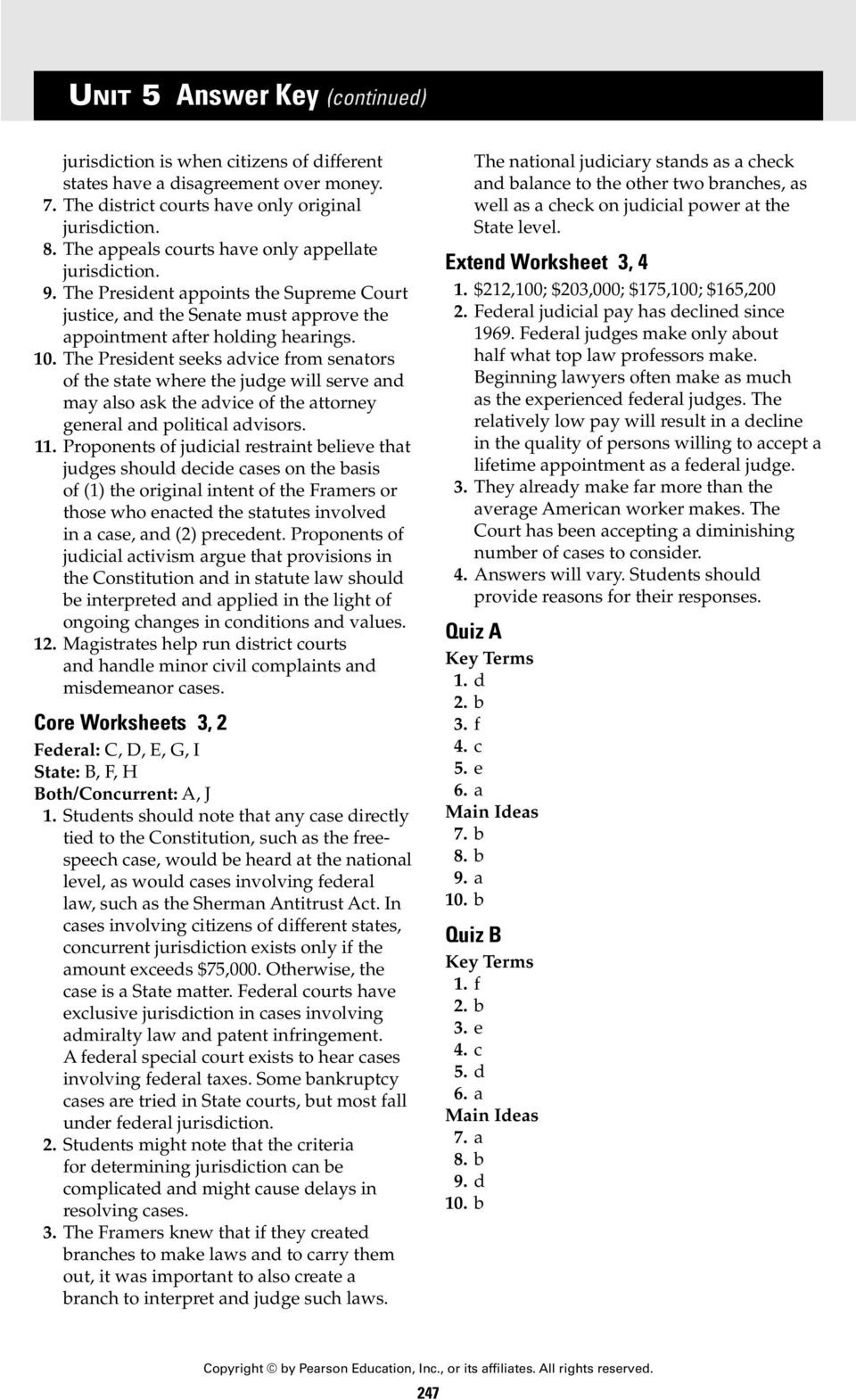 Unit 5 Answer Key Chapter 18 Chapter 18 Section 1 Pdf —