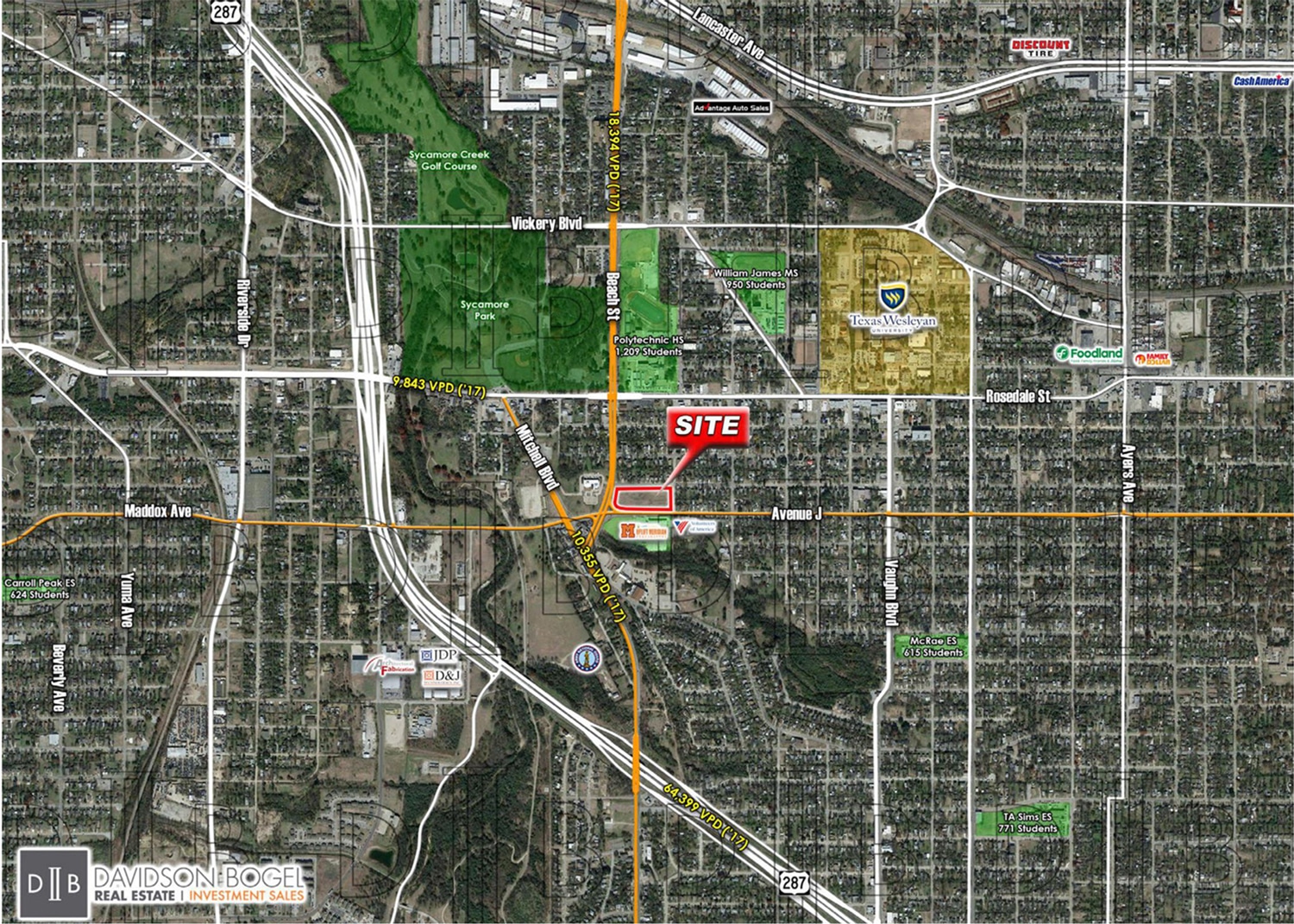 3.77 AC 2601 Avenue J Fort Worth, Texas Davidson Bogel