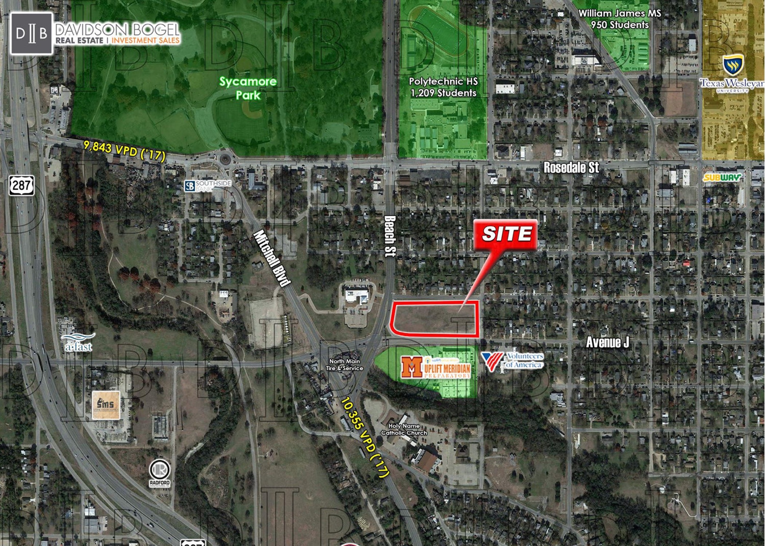 3.77 AC 2601 Avenue J Fort Worth, Texas Davidson Bogel