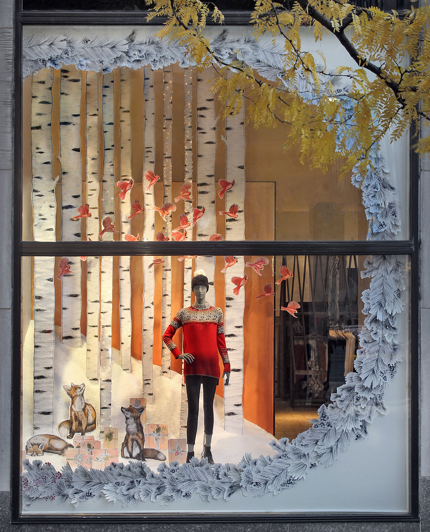 Anthropologie Fall Window Displays