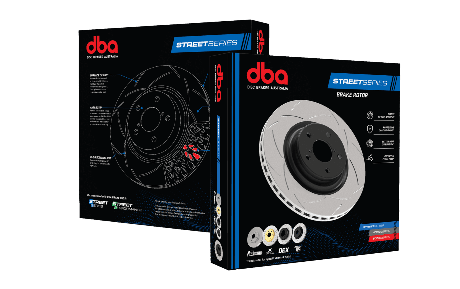 Front Street Series En-Shield Brake Rotor - DBA3907E | Disc Brakes
