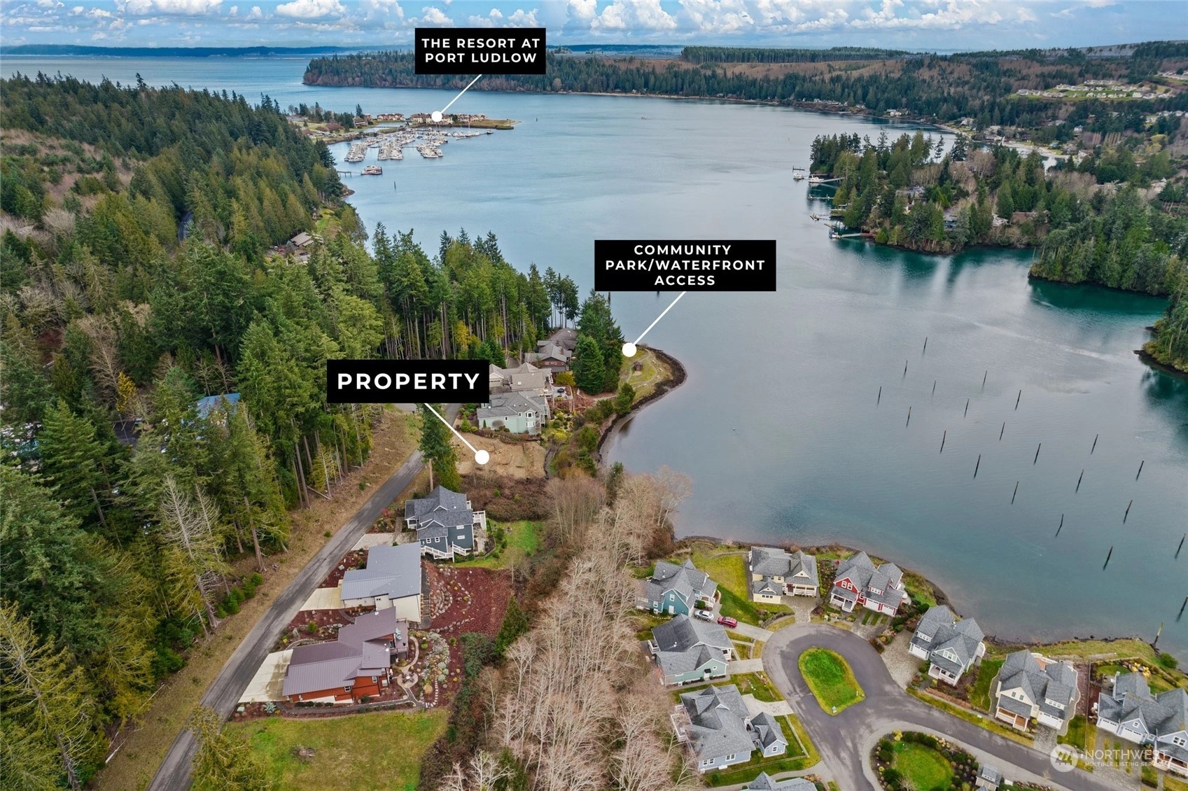 Ludlow Cove Homes For Sale in Ludlow Cove, Port Ludlow, WA Wicklund