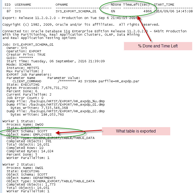 3 Most Common Datapump Monitoring Questions Answered DBA Paradise