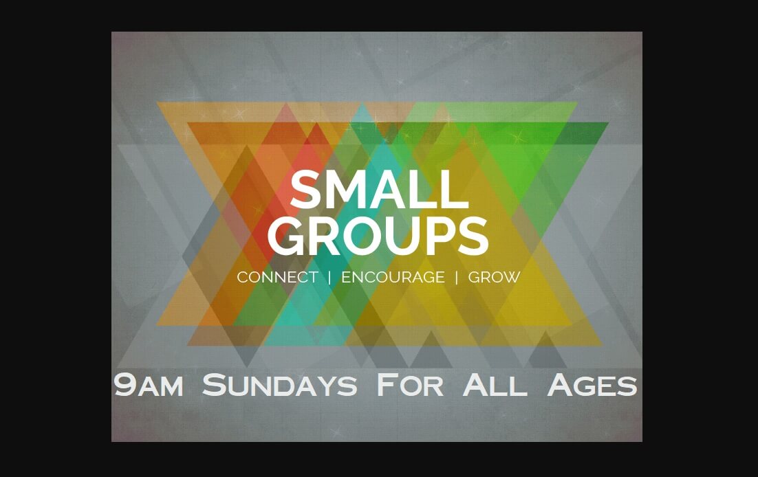 Small Groups Sundays Dinsmore Baptist Church