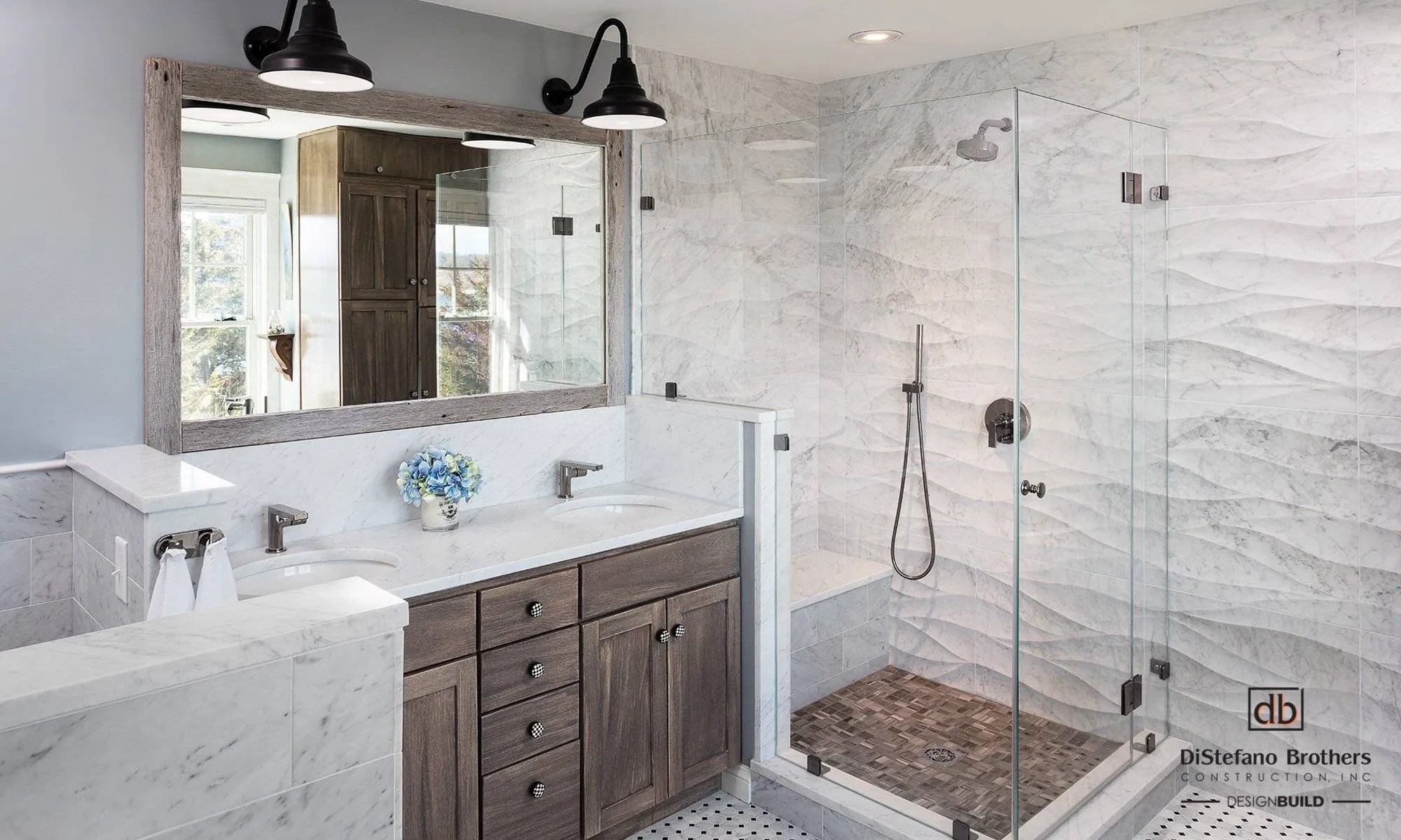 Coastal Bathroom Remodel Design Build RI