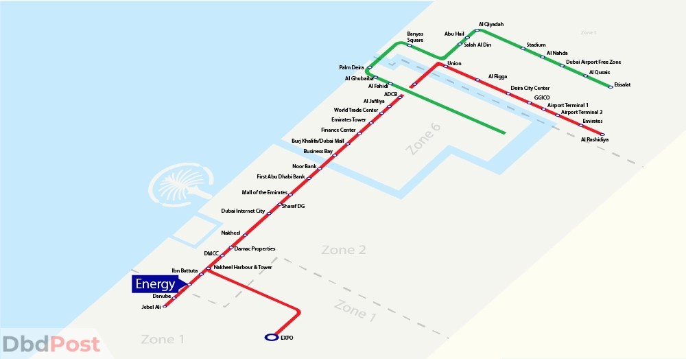 Energy Metro Station Dubai Location, Map & More