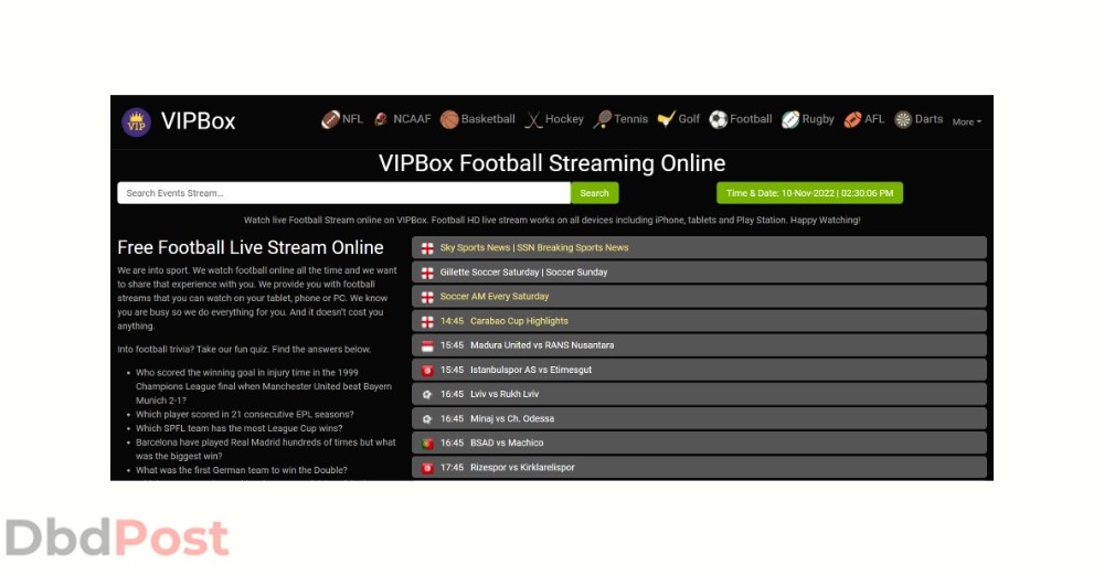 20+ Best Free Football Streaming sites in 2023