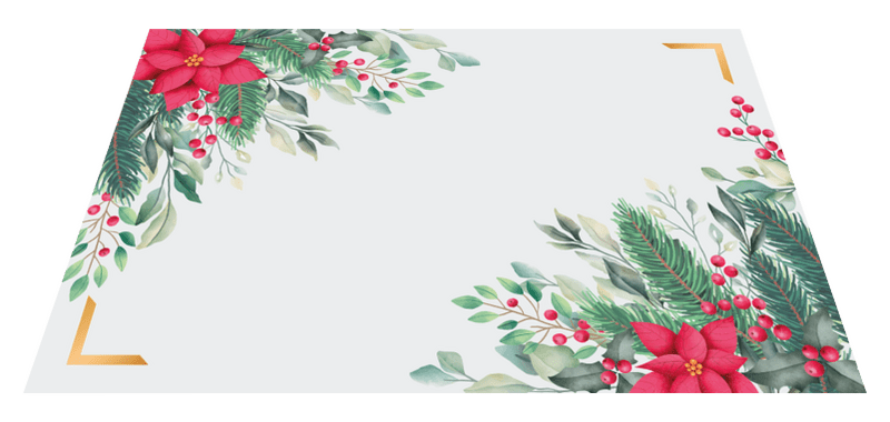 Christmas ornaments Christmas vinyl placemats TenStickers