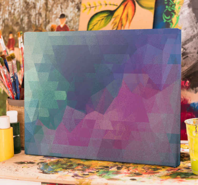 mosaico abstracto colorido mosaic canvas prints TenStickers