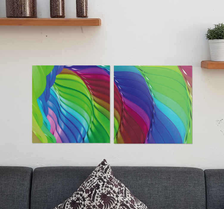 Tableau Geometrique Figures 3d Modernes Tenstickers