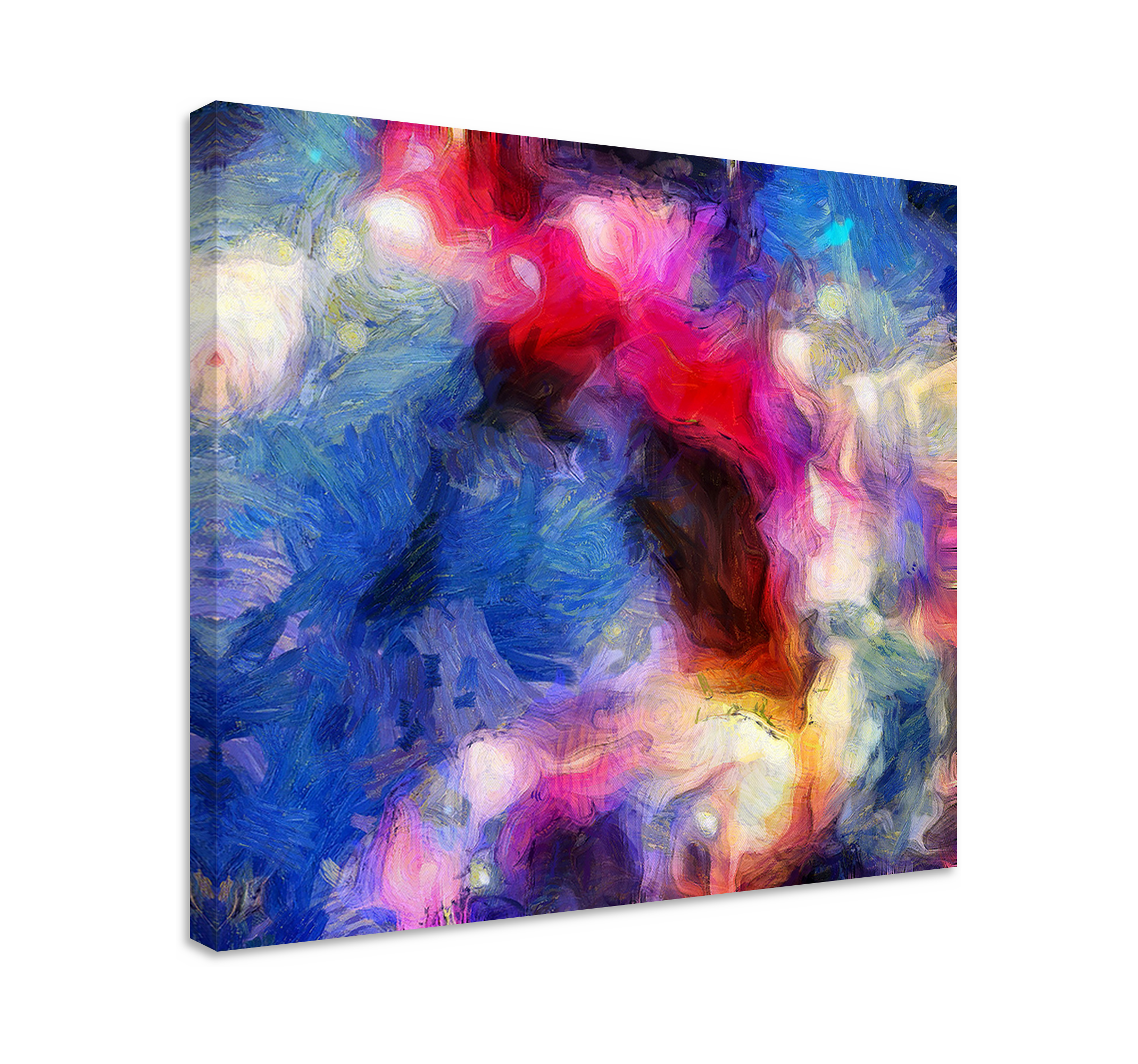 Abstract colors painting canvas art prints TenStickers