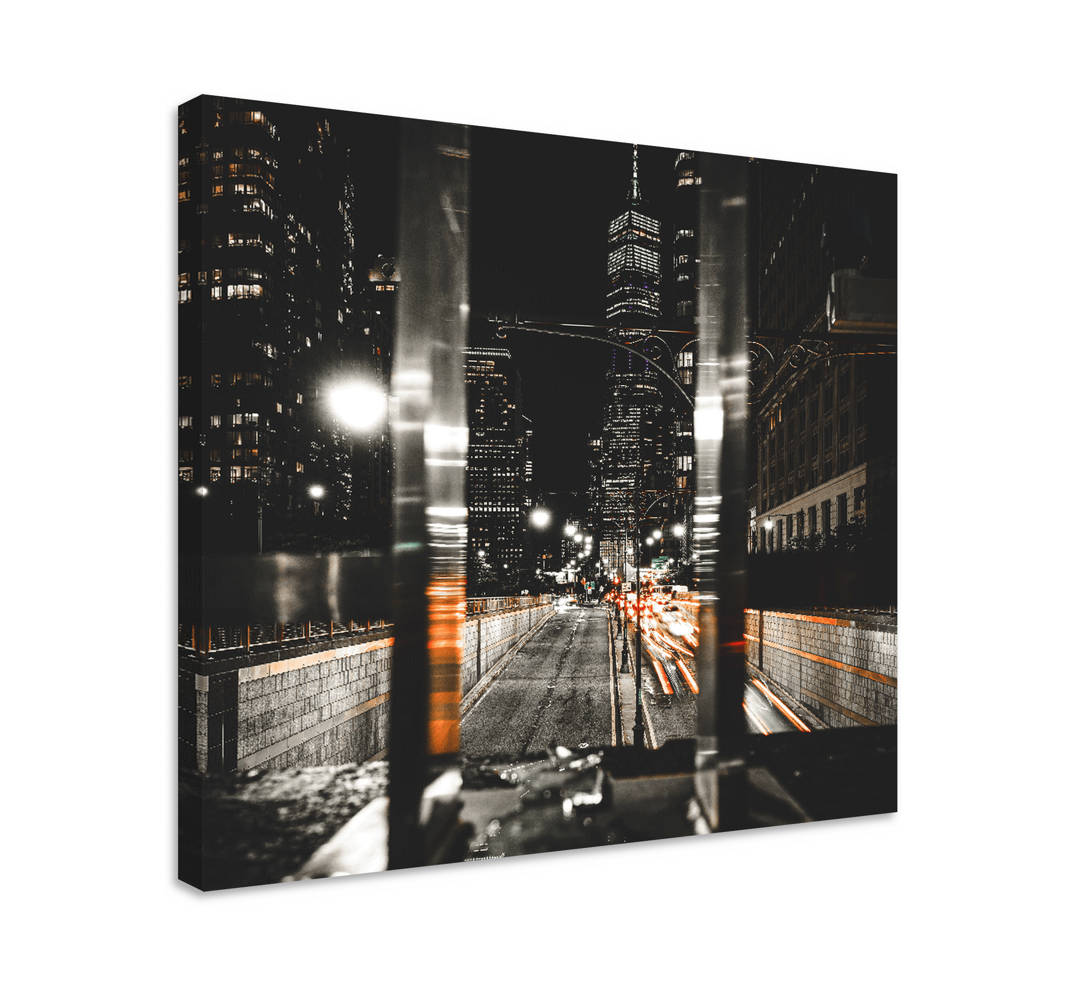 New York street lights photography City skyline prints TenStickers
