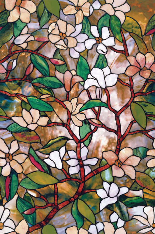 Stained glass film window decal TenStickers